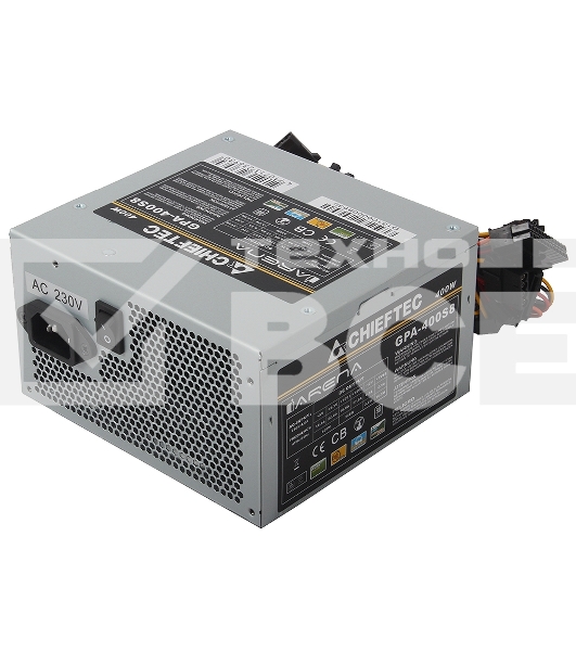 Блок питания Chieftec GPA-400S8, 400Вт, 120мм, серый