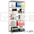 Стеллаж MS 185KD/70x30/4 (Размеры внешние (ВхШхГ) 1850х700х300 мм, 4 полки, с разборной стойкой), фото 1