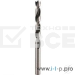 Буры,сверла,долото Makita D-07060 Сверло д\дерева, 7х80х110мм,хв-цилиндр,острие центрирующее, фото 1