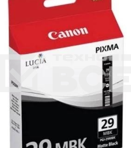Картридж струйный Canon PGI-29MBK (4868B001) черный (36 мл) для Canon Pixma Pro 1
