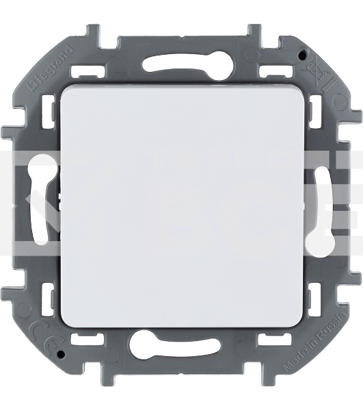 Переключатель без фиксации - кнопка, Н.О./Н.З. контакты 6A 250В белый