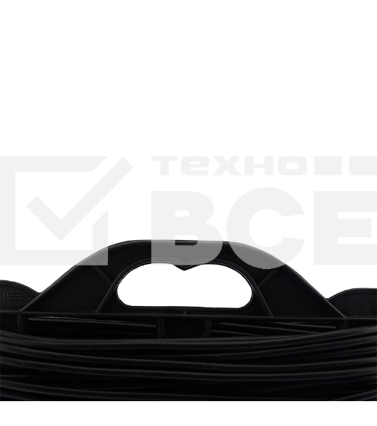Удлинитель-шнур на рамке PROconnect ПВС 2х0.75, 10 м, б/з, 6 А, 1300 Вт, IP20, черный (Сделано в России)