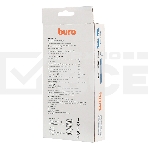 Сетевой фильтр Buro 800SH-5-W 5м (8 розеток) белый (коробка), фото6