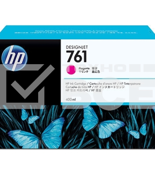 Картридж струйный HP №761 CM993A пурпурный для HP DJ T7100 (400мл)