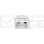 Экспресс-клемма Rexant СМК 2273-202, 2-проводная 0.5-2.5 мм², прозрачная, блистер (5 шт./уп.), фото 1