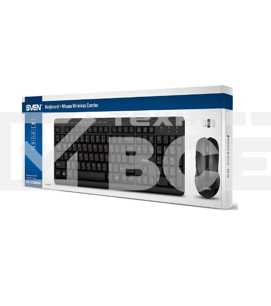Беспроводной набор SVEN KB-C3400W клавиатура+мышь