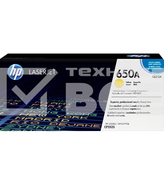Картридж лазерный HP CE272A желтый для CLJ CP5520/5525 15000стр.