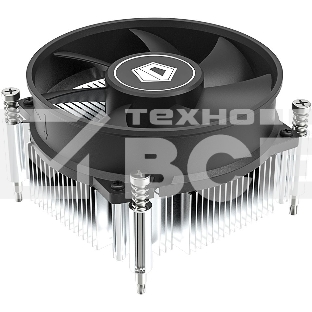 Кулер ID-COOLING DK-19 PWM серебристый/черный 92мм алюминий 2200rpm 26db 4-pin 95W 55мм