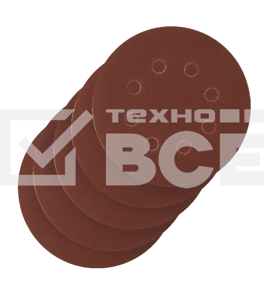 Круг абразивный Сибртех на ворсовой подложке под 