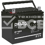 Батарея Delta DT 1233 (33 А\ч, 12В) свинцово- кислотный аккумулятор, фото 1