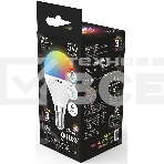 Лампа Шар 6W E14 RGBW+димирование LED, фото5