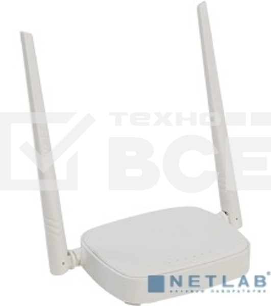Сетевое оборудование TENDA N301 маршрутизатор 802.11n, до300Мбит/с, 2T2R, LAN: 3х10/100Мбит/с, WAN: 1х10/100Мбит/c, 2 внешние антенны 5дБи