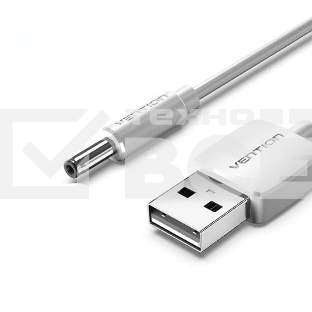 Кабель Vention USB AM/DC-jack 3.5мм M - 1м Белый