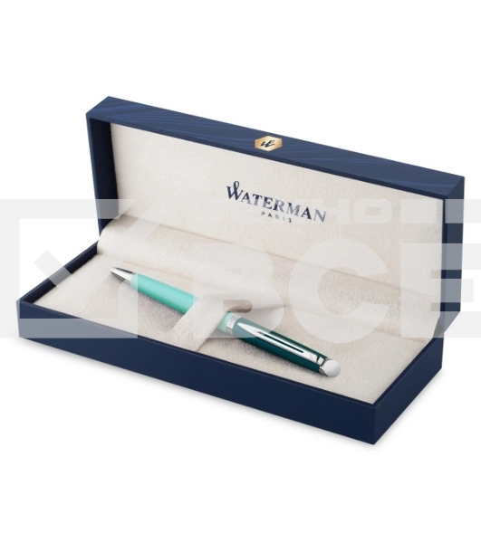 Ручка шариковая Waterman Hemisphere Colour Blocking (2190125) Green CT M син. черн. подар.кор.