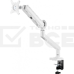 Кронштейн для мониторов Ultramounts UM719W белый 17'-35' макс.10.5кг крепление к столешнице поворот и наклон, фото10