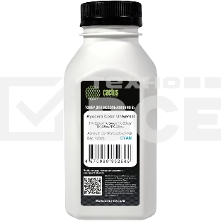 Тонер Cactus CS-TKYCU2C-LT-100 голубой флакон 100гр. для принтера Kyocera Color Universal TK-52xx/TK-54xx/TK-83xx/TK-85xx/TK-88xx
