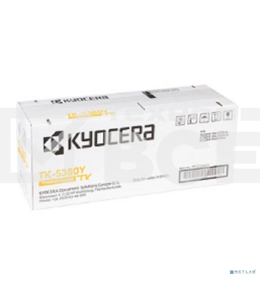 Картридж лазерный Kyocera TK-5380Y 1T02Z0ANL0 желтый (10000 стр.) для Kyocera PA4000cx/MA4000cix/MA4000cifx