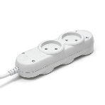 Удлинитель PC 1,5 м, 4 р, без выкл., 10А черный PC-1B-1,5M, фото 1