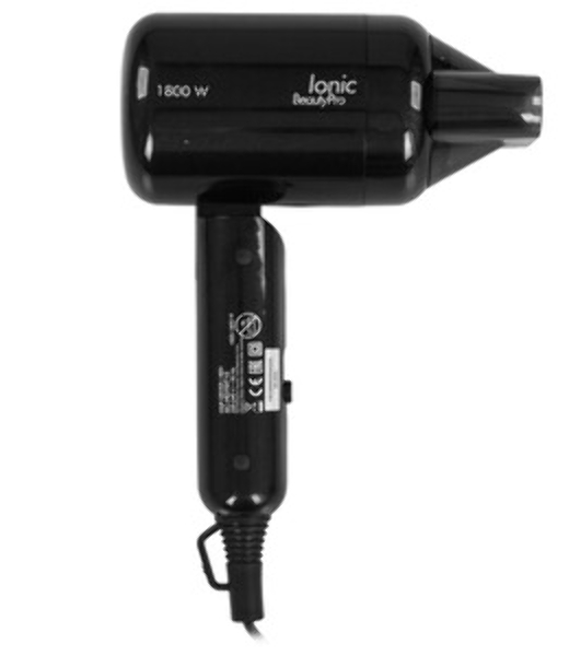 Фен Scarlett SC-HD70IT15 черный, 1800 Вт, компактный, ионизация
