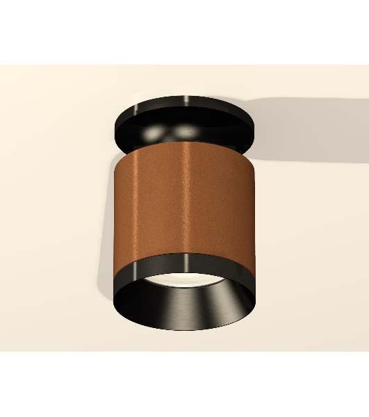 Светильник Ambrella Light XS7404101 SCF/PBK кофе песок/черный полированный MR16 GU5.3 (N7926, C7404, N7031)