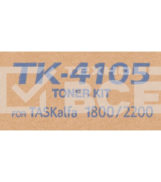 Картридж лазерный Kyocera TK-4105 (1T02NG0NL0) черный для TASKalfa 1800/2200/1801/2201 15000 стр