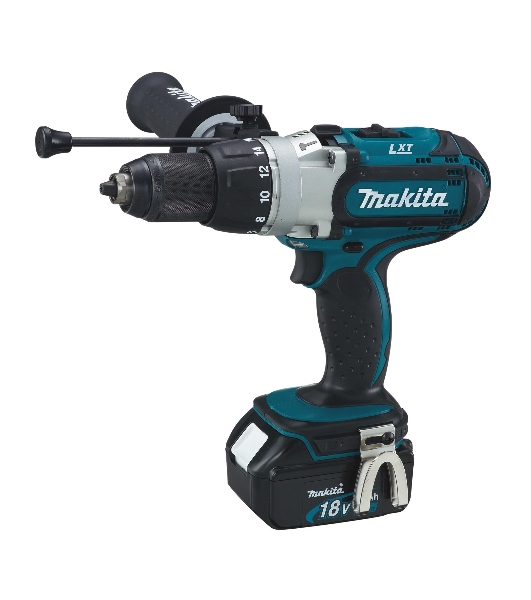 Дрель Makita DHP451RFE Дрель ак(уд),{18В,2х3Ач Li-ion,БЗП-13мм,0-300\0-600\0-1700об\м,80\40Нм,2.2кг,чем,подсветка}