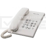Телефон проводной Panasonic KX-TS2350RUW белый {повтор номера, регул-ка громкости, кр.на стену}, фото6