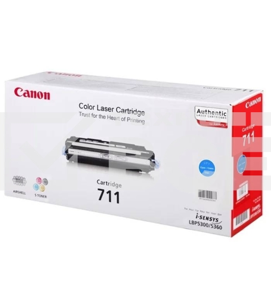 Картридж лазерный Canon 711C (1659B002) голубой, 6000 стр., для LBP5300/5360