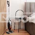 Паровая швабра Galaxy Line GL 6400, серебристый с черным, 1600 Вт, 0,6 л, 1 бар, регулятор мощности, время работы до 20 мин, макс. подача пара 35 г/мин, макс. температура нагрева 110°C, время нагрева до 30 с, индикатор работы и опустошения резервуара, аксессуары: мерный стакан, рамка для ковра, накладка из микрофибры, воронка, фото13