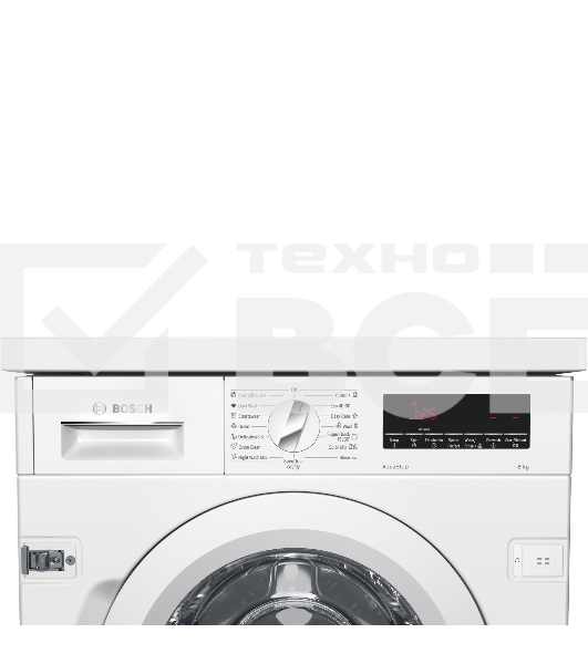 Стиральная машина встраиваемая Bosch WIW28542EU белый, загрузка фронтальная 8 кг, 1400 об/мин, класс: C