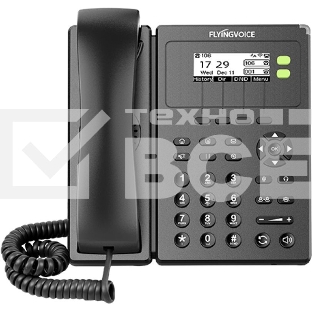Телефон IP Flyingvoice FIP-10P черный
