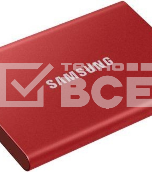 Накопитель SSD Samsung T7 MU-PC1T0R/WW, USB-C, 1Tb, 1.8