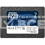 Накопитель SSD Patriot P220, 2TB, SATA III, 2.5