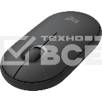 Мышь беспроводная Logitech Pebble M350 графитовый, 1000 dpi, радиоканал, Bluetooth, USB, кнопки - 3, фото31