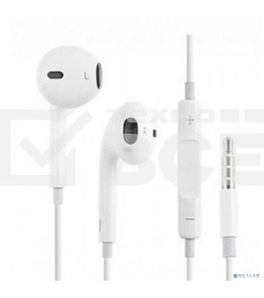 Гарнитура Apple EarPods MNHF2ZM/A белый