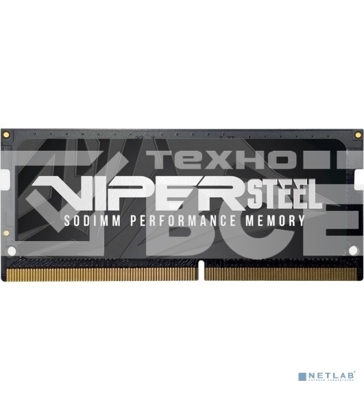 Оперативная память Patriot Viper Steel, DDR4, 16GB (1x16 GB), 2666 MHz, CL18 SO-DIMM