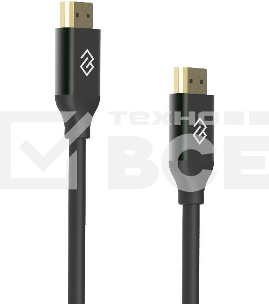 Кабель аудио-видео Digma HDMI (m)/HDMI (m) 1.5м. феррит.кольца позолоч.конт. черный (D-HDMI-V2.1-1.5M)
