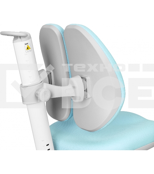Кресло детское Cactus CS-CHR-3604BL голубой крестов. пластик серый
