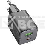 Сетевое зар./устр. Hoco N41 Almighty Black 20W 3A+2.22A+2A+1.67A+1.5A (PD+QC+AFC) USB/USB Type-C универсальное черный, фото2