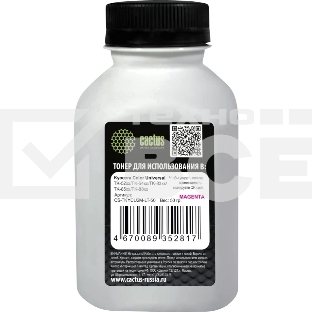 Тонер Cactus CS-TKYCU2M-LT-50 пурпурный флакон 50гр. для принтера Kyocera Color Universal TK-52xx/TK-54xx/TK-83xx/TK-85xx/TK-88xx