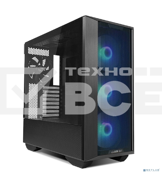 Компьютерный корпус Lian-Li Lancool III RGB черный без БП ATX 10x120мм 3x140мм 2xUSB 3.0 audio bott PSU