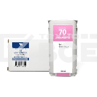Струйный картридж NVPrint 70 (NV-C9455A) Light Magenta для HP DesignJet Z2100/Z3100/Z3200/Z5200/Z5400 (130 мл) совместимый