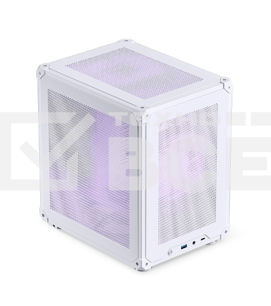 Корпус без блока питания Case JONSBO C6, Mini-Tower, no fan, 1xUSB-A 3.2 + 1xUSB-C 3.2, mATX, mITX White
