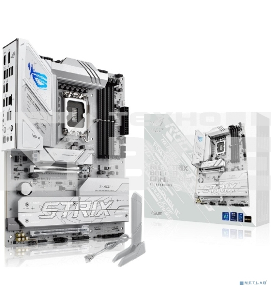 Материнская плата ASUS ROG STRIX B860-A GAMING WIFI, LGA1851, Intel B860, 4xDDR5, 4xSATA, 4xM.2, 2xPCIe 5.0 x16, 1xDP, 1xHDMI, 1x2.5Gb LAN, Wi-Fi, Bluetooth, 4xUSB 2.0, 2xUSB 3.2 Gen 1, 3xUSB 3.2 Gen 2, 1xUSB 4, 2xUSB-C, 3x3.5 мм, 7.1, ATX