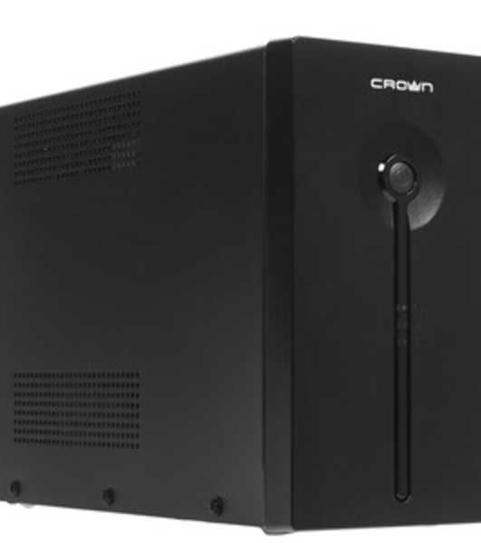 Источник бесперебойного питания CROWN CMU-SP1200 COMBO / 1200ВА / 720Вт / 2xIEC + 2xEURO