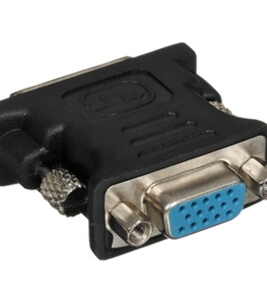 Переходник DVI-VGA Cablexpert A-DVI-VGA-BK, 29M/15F, черный, пакет