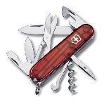 Нож перочинный Victorinox Climber (1.3703.T) 91мм 14функций красный полупрозначный карт.коробка, фото2