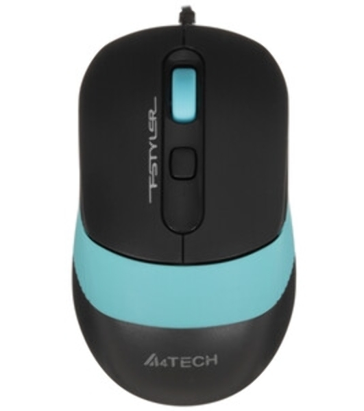 Мышь проводная A4Tech Fstyler FM10 белый/серый, 1600 dpi, USB, кнопки - 4