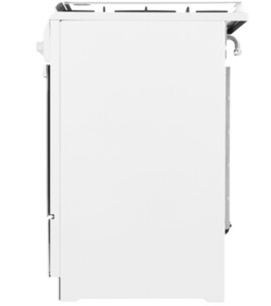 Плита газовая De Luxe 506040.03Г (КР) ЧР белый, конфорок 4 газовых, духовка 54 л, 50 см x 85 см x 60 см