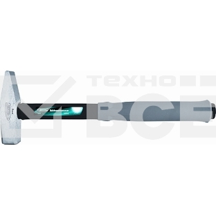 Молоток слесарный Gross 10276 500г, квадратный боек, фиберглассовая обрезиненная рукоятка